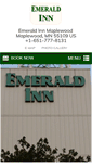 Mobile Screenshot of emeraldinnmaplewood.com