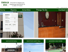 Tablet Screenshot of emeraldinnmaplewood.com